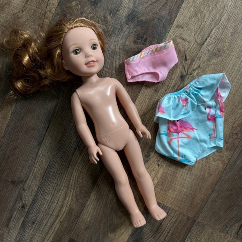 Willa Doll American Girl Wellie Wisher 14.5" Hazel Eyes Strawberry Blonde Hair